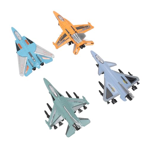 Pilipane Fighter Model Lifelike Exquisite Legierungstrahl -Jet -Modell Interaktive Spaß Reibungsantrieb Flugzeug Metall Flugzeug Flugzeugstatue für Kleinkinder Kinder von Pilipane