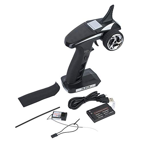 Pilipane Flysky FS GT2B 2,4G 3Ch LED -Senderempfänger hoher Empfindlichkeit Anti -Jamming -Fernbedienung für RC -Autos Boote schwarz 158 mm von Pilipane