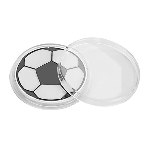 Pilipane Hochwertiger Legierungsfußballfußball -Schiedsrichter Flip mit Plastikgehäuse für Fußballspiele und Fans und Verschleiß klaren Mustern Fußball Reliefs geschnitzt Pilipane Hochwertiger Legierungsfußballfußball -Schiedsrichter Flip mit Plastikgehäuse für Fußballspiele und Fans und Verschleiß klaren Mustern Fußball Reliefs geschnitzt von Pilipane