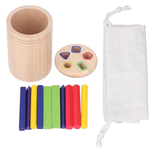 Pilipane Hölzerne Lernfarbform Sortierung Spielzeug Fine Motor Fähigkeiten Puzzle Spielzeug Sensorisches passendes Spiel mit Kordelkurs-Leinwandtasche für 3-6-Jährige Pilipane Hölzerne Lernfarbform Sortierung Spielzeug Fine Motor Fähigkeiten Puzzle Spielzeug Sensorisches passendes Spiel mit Kordelkurs-Leinwandtasche für 3-6-Jährige von Pilipane