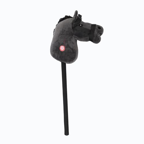 Pilipane Horse Stick Toy Plüsch weiche Bequeme eskopfspielzeug mit Soundfunktion für Kinder Kleinkinder 70 cm echtes Plüschmaterial Entzückender interaktiver Spaß schöner Idee (Schwarz) von Pilipane