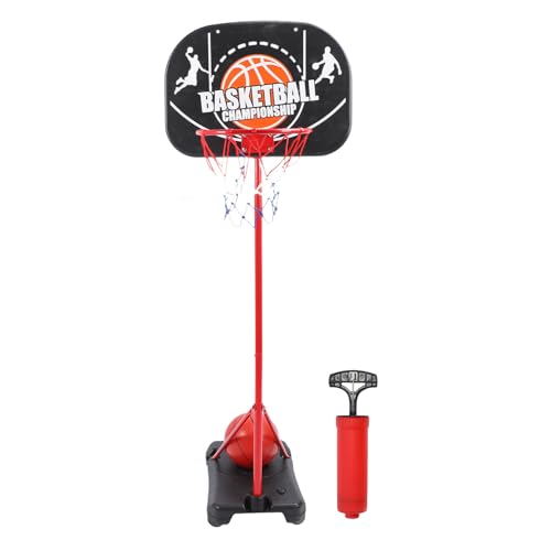 Pilipane Kids Basketball Hoop Indoor Outdoor Verstellbares Höhe Kleinkind komplettes Spielzeug mit Accessoires von Pilipane