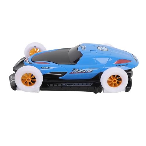Pilipane Kinder Elektroauto Spielzeug universeller Vierrad -rotierende Autospielzeug und Musik, die Spielzeugauto mit Türöffnung für Kinder (Blau) von Pilipane