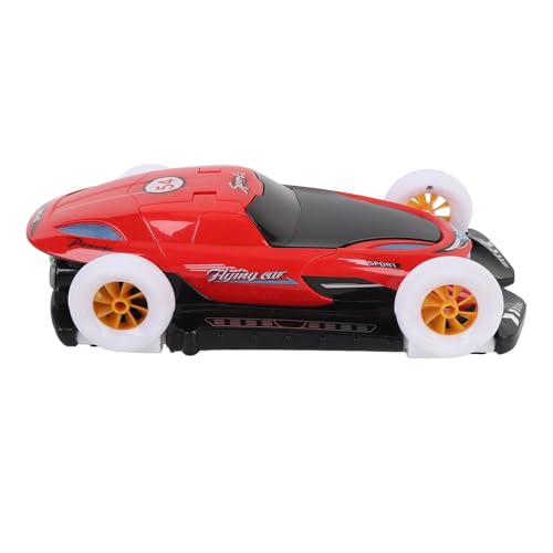 Pilipane Kinder Elektroauto Spielzeug universeller Vierrad -rotierende Autospielzeug und Musik, die Spielzeugauto mit Türöffnung für Kinder (Rot) von Pilipane