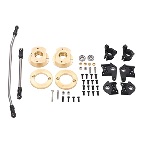 Pilipane Lenkverbindungslenker Lenkungsknöchel C -Sitzadapter -Kit für axiale RR10 90048 90053 RC -Autoteile (Schwarz) von Pilipane