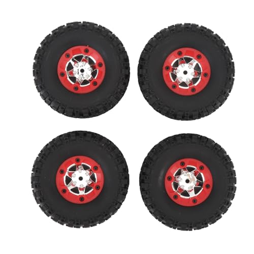 Pilipane RC-Auto-Radsatz, 4-teilig, Kunststoff-Gummi, leichte Ersatz, kompatibel mit den Modellen WLTOYS 12428 12427 12423 124006 Pilipane RC-Auto-Radsatz, 4-teilig, Kunststoff-Gummi, leichte Ersatz, kompatibel mit den Modellen WLTOYS 12428 12427 12423 124006 von Pilipane