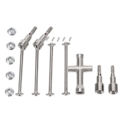 Pilipane RC -Autoantriebswelle vorderer Stahl Fernbedienung Autos Zubehör leistungsstarke Funktion Fahrkraft Starke Leistung Easy Installation für SCY 1/16 16103 16201 16101 16102 Pro RC von Pilipane
