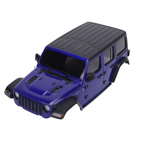 Pilipane RC Body Shell Kunststoff 1/24 RC Car Hartkörperschale Abdeckung für axiale SCX24 DIY -Upgrade Teile Premium Haltbar Modern Style Fernbedienung Car Accessoire (Blau) von Pilipane