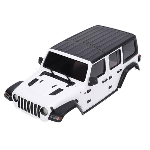 Pilipane RC Body Shell Kunststoff 1/24 RC Car Hartkörperschale Abdeckung für axiale SCX24 DIY -Upgrade Teile Premium Haltbar Modern Style Fernbedienung Car Accessoire (Weiß) von Pilipane