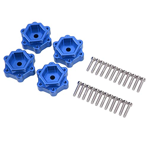 Pilipane RC Car Whex -Hex -Adapter Aluminiumlegierung 5 mm Weiterradstandstabilisator für Losi LMT 4WD Solid Achse 1/8 Truck Leichtes Haltungs -Upgrade -Zubehör (Blau) von Pilipane