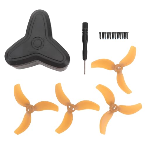 Pilipane RC -Drohnen -Propeller 3032s Leichtes langlebiges PC -Ersatzpropsblätter für Avata 2 Drohne mit Speicherboxschraubendreher und 12 Schrauben (Orange) von Pilipane