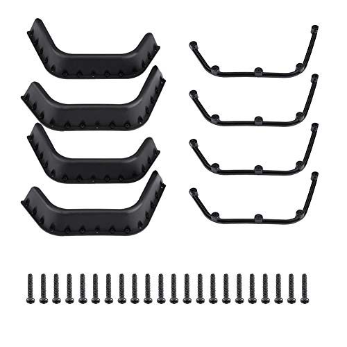 Pilipane RC Flare Flare Langlebige stilvolle Schlammschutzzubehör für axiale scx10 trande II D90 RC -Auto Schwarzer Kunststoff 14 cm 8 Stücke von Pilipane