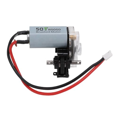 Pilipane RC -Getriebe mit Motor mit hoher Leistung transparenter Getriebe -Upgrade Stahlgetriebe -Getriebe für axiale SCX24 1/24 RC -Auto Aluminiumlegierung Plastikkonstruktion (Schwarz) von Pilipane
