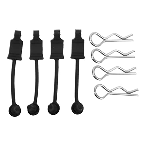 Pilipane RC -Karosserie -Clip -Clip -Halter für LOSI Lasernut U4 1/10 Fernbedienungsauto -Upgrade Teil (Schwarz) von Pilipane