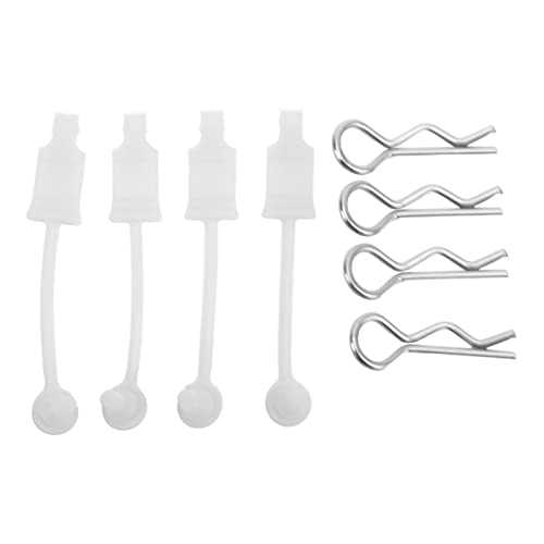 Pilipane RC -Karosserie -Clip -Clip -Halter für LOSI Lasernut U4 1/10 Fernbedienungsauto -Upgrade Teil (Weiß) von Pilipane