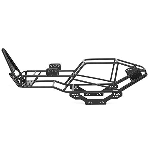 Pilipane RC Metal Roll Cage Vollrohrrahmen Körper Chassis hohe Qualität langlebiger starrer Struktur für axiale SCX10 1/10 RC Crawler Truck Schwarz 355mm von Pilipane