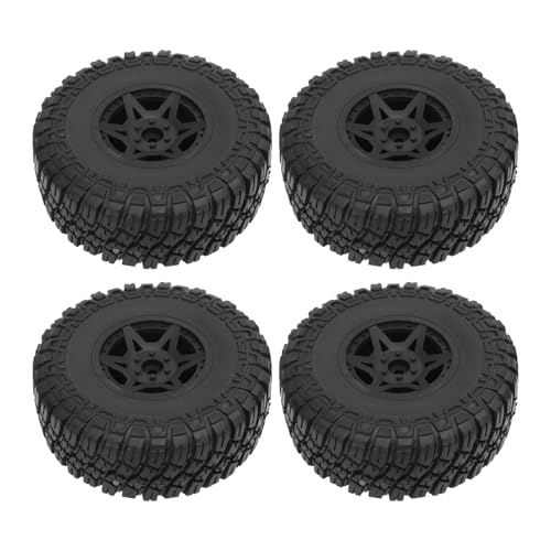 Pilipane RC Short Course LKW - Langlebiger Gummireifen Kunststoff HEX Hub Verbessertes Griff Starkes Polster für Schrägstrich 4x4 2WD ARRMA Redcat HPI 120 mm Durchmesser 4 Stcs von Pilipane