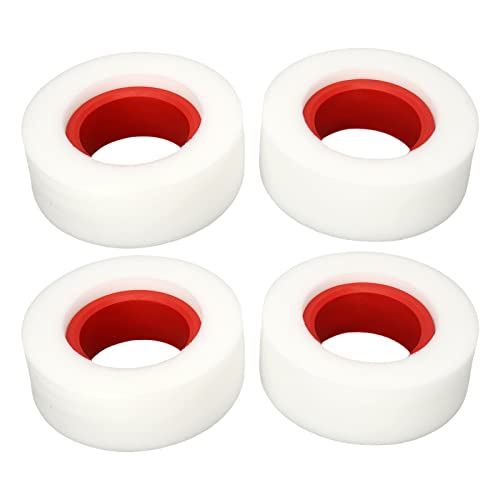 Pilipane RC Tire Foam Dual Stage Soft Schwamm RC -Auto Crawler -Reifenschaum für 1/10 1/8 RC Crawler 2,2 Zoll Clear Color 4pcs (Rot) von Pilipane