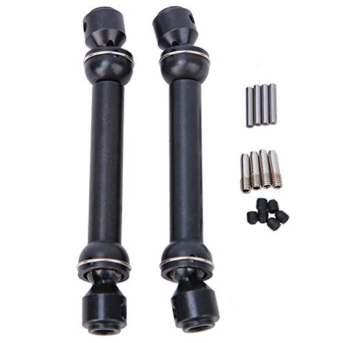 Pilipane Teleskope Metallantriebswelle Hochwertiges universelles RC -Accessoires für SCX10 D90 RC Crawler Black 2pcs (93-113 mm) von Pilipane