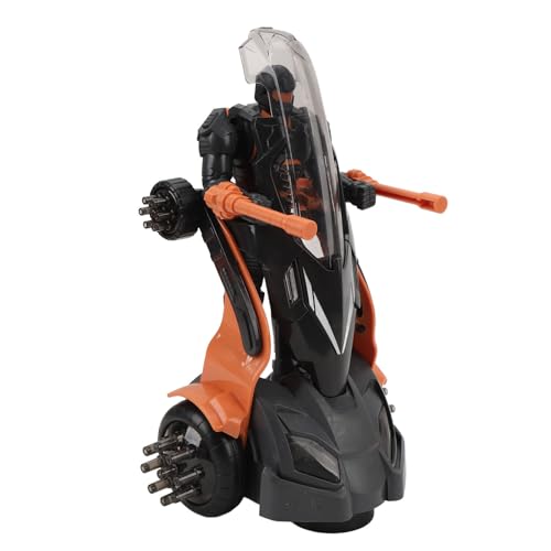 Pilipane Transformation der Spielzeugauto -Robotermusik und Leichter ABS Multifunktionales Spielzeugmodell für Elektrofahrzeuge (Orange) von Pilipane