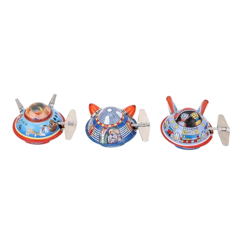 Pilipane Vintage Wind -up -Raumfahrzeug Spielzeug Sammlerstückszeiten Frühlingswind -up -Spielzeug für Geburtstagsfeiern Weihnachten Halloween e Eisenmaterial 3 Pack Pilipane Vintage Wind -up -Raumfahrzeug Spielzeug Sammlerstückszeiten Frühlingswind -up -Spielzeug für Geburtstagsfeiern Weihnachten Halloween e Eisenmaterial 3 Pack von Pilipane