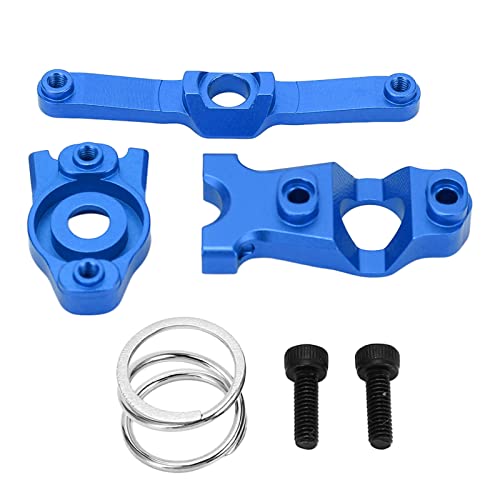 RC -Lenkungsbaugruppe Aluminiumlegierung Upgrade -Teile für Traxxas E Revo VXL Summit 1/16 RC Cars Premium Langlebig Leicht leicht zu installieren Flexible Lenks Bellcrank (Blau) von Pilipane