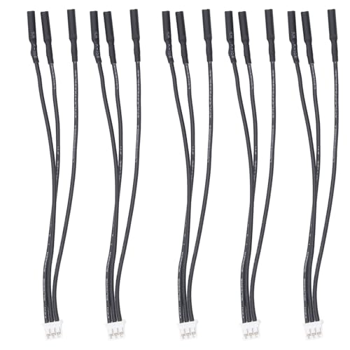 RC -bürstenloser Motor ESC -Anschlusskabel Premium Silikon Kupfer 2,0 mm Bananenstopfen zum PH2.0 3P -Stecker -Umrechnungsdraht für Kyosho Z und Axial SCX24 Pinseler Motor von Pilipane