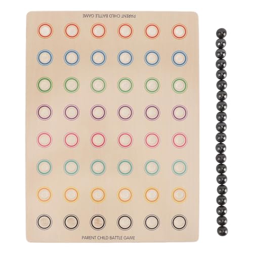 Schachspiel-Set, Steine, Schachspiel-Set, pädagogische Fähigkeitsentwicklung, einfach zu Spielen, für Zuhause und unterwegs, Holzmagnet-Schachbrett und 20 Magnete (A) von Pilipane
