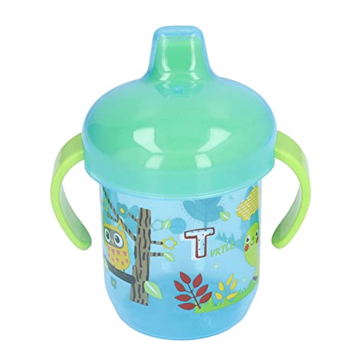 Schnabeltasse für Kleinkinder,tragbar, Cartoon-Tiermuster, auslaufsicher, Trainertasse, Geburtstagsgeschenk, 260 ml, Schnabeltasse, Greifer-Schnabeltassen für Kinder und Kleinkinder(blue-260ml) von Pilipane