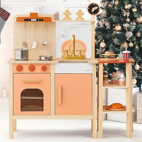 Pillowhale Kinderküche Holz,Spielzeug Spielküchen mit Lagerregal,Spielküche Zubehör Spielzeug,Koch Pretend-Spielset für Mädchen Jungen Kleine ab 3 Jahren|Rosa,Best Gift for Girls and Boys Pillowhale Kinderküche Holz,Spielzeug Spielküchen mit Lagerregal,Spielküche Zubehör Spielzeug,Koch Pretend-Spielset für Mädchen Jungen Kleine ab 3 Jahren|Rosa,Best Gift for Girls and Boys von Pillowhale