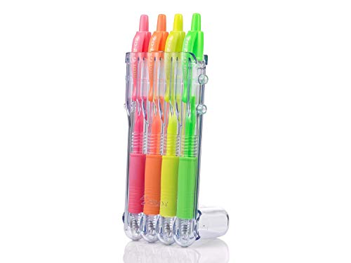 PILOT Gelschreiber G2 07 Neon Set2Go, 4er Etui von Pilot Pen