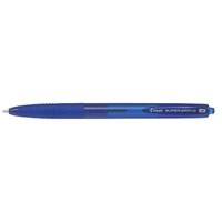 PILOT PEN 2054003 Super Grip G (mit Druckmechanik) XB Blau, Strichbreite - Medium von Pilot
