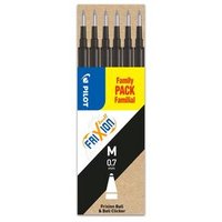 PILOT PEN 2261001F6 FriXion Tintenrollermine 0.7 schwarz, 6 Stück PILOT PEN 2261001F6 FriXion Tintenrollermine 0.7 schwarz, 6 Stück von Pilot