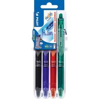 PILOT PEN 2270SG4 FRIXION ball CLICKER 2 Go Tintenroller-Set farbsortiert 0,4 mm, 4 Stück PILOT PEN 2270SG4 FRIXION ball CLICKER 2 Go Tintenroller-Set farbsortiert 0,4 mm, 4 Stück von Pilot