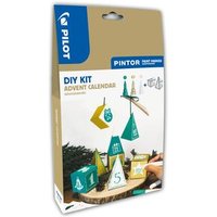 PILOT PEN 4160D3AK PINTOR DIY-Set Adventskalender Kreativmarker, Grün, Gold, Weiß PILOT PEN 4160D3AK PINTOR DIY-Set Adventskalender Kreativmarker, Grün, Gold, Weiß von Pilot