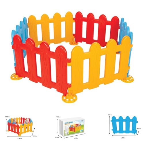 Pilsan Spielzaun, Plastikzaun, Laufgitter 06203, 6 Elemente 72,5 x 51,5 x 3,8 cm Pilsan Spielzaun, Plastikzaun, Laufgitter 06203, 6 Elemente 72,5 x 51,5 x 3,8 cm von Pilsan