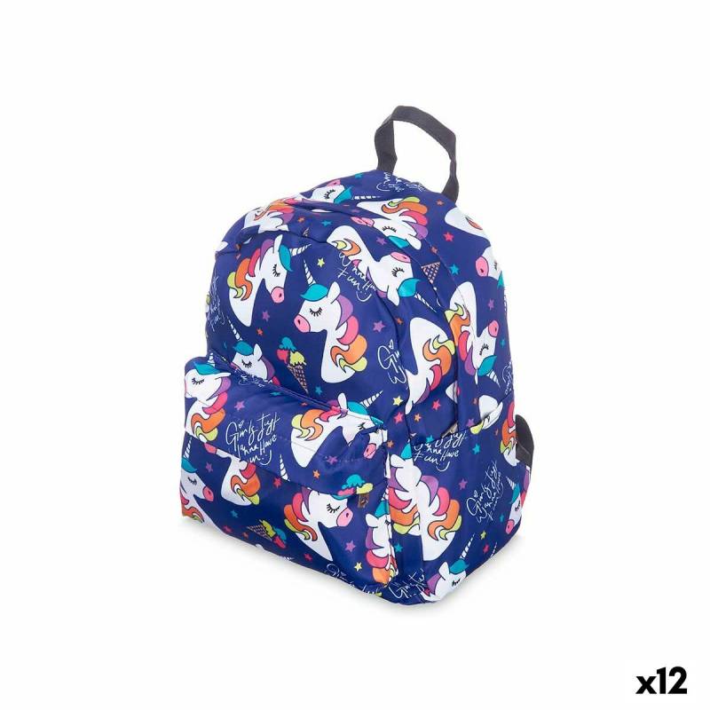 Schulrucksack Pincello 586 Bunt 28 x 12 x 22 cm Einhorn (12 Stück) von Pincello