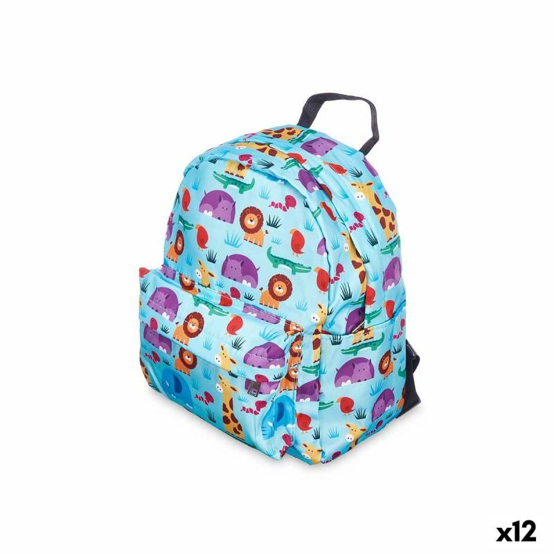 Schulrucksack Pincello 587 Bunt 28 x 12 x 22 cm tiere (12 Stück) von Pincello