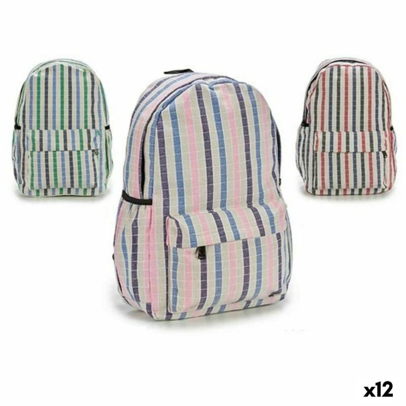 Schulrucksack Pincello AR1903643 Bunt 13 x 45 x 31 cm Streifen (12 Stück) von Pincello