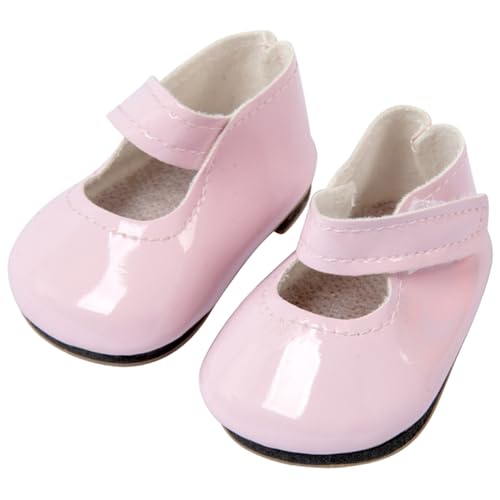 18 Zoll Puppenschuhe, Babypuppenschuhe 1 Paar dekorative süße PU 18 Zoll Ersatz für Mini -Haus -Accessoires, Wohnkultur 18 Zoll Puppenschuhe, Babypuppenschuhe 1 Paar dekorative süße PU 18 Zoll Ersatz für Mini -Haus -Accessoires, Wohnkultur von Pineeseatile