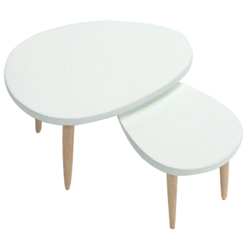 Pineeseatile 2pcs 1 12 Skala Dollhouse Möbel Dreieck Couchtisch Miniaturmöbel mit glattem Rand realistisches Holz 1/12 Maßstab Accessoires für Dollhouse Decor Weiß, 1/12 Zubehör Pineeseatile 2pcs 1 12 Skala Dollhouse Möbel Dreieck Couchtisch Miniaturmöbel mit glattem Rand realistisches Holz 1/12 Maßstab Accessoires für Dollhouse Decor Weiß, 1/12 Zubehör von Pineeseatile