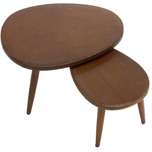 Pineeseatile 2pcs 1 12 Skala Dollhouse Möbel Dreieck Couchtisch Miniaturmöbel mit glattem Rand realistisches Holz 1/12 Scale Accessoires für Dollhouse Decor Holzfarbe, 1/12 Zubehör Pineeseatile 2pcs 1 12 Skala Dollhouse Möbel Dreieck Couchtisch Miniaturmöbel mit glattem Rand realistisches Holz 1/12 Scale Accessoires für Dollhouse Decor Holzfarbe, 1/12 Zubehör von Pineeseatile