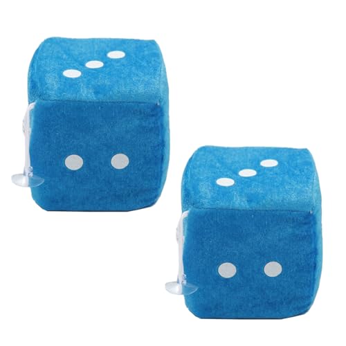 2pcs Fuzzy -Würfel für Rückspiegel, quadratische hängende Fuzzy -Würfel mit weißen Punkten 2,36 Zoll waschbares Plüschwürfel für die Innenhängedekoration für Auto innen, Fuzzy -Würfel 2pcs Fuzzy -Würfel für Rückspiegel, quadratische hängende Fuzzy -Würfel mit weißen Punkten 2,36 Zoll waschbares Plüschwürfel für die Innenhängedekoration für Auto innen, Fuzzy -Würfel von Pineeseatile