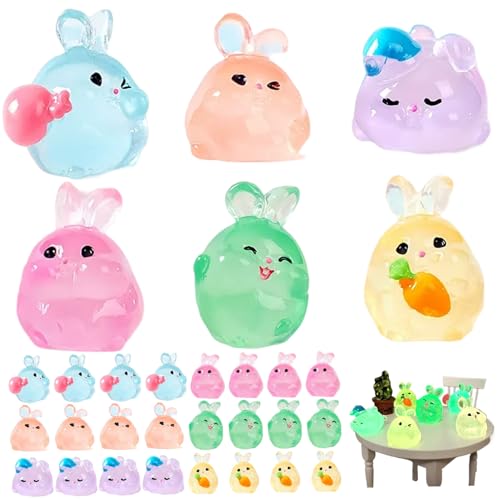 30pcs Micro Landschaft niedliche Mini -Hasen -Figuren, Harz leuchten in der dunklen Kaninchenform Miniaturtiere Figuren für Garten DIY -Heimdekorationen, Mini -Harz -Tiere 30pcs Micro Landschaft niedliche Mini -Hasen -Figuren, Harz leuchten in der dunklen Kaninchenform Miniaturtiere Figuren für Garten DIY -Heimdekorationen, Mini -Harz -Tiere von Pineeseatile