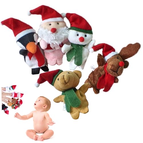 5pcs Weihnachtsfingerpuppen 5 Styles Rentier Schneemann Santa Penguin Bären Fingerpuppen für Weihnachten Party Bag Füllstoffe 1, 8x3 Zoll, Weihnachtsspielzeug 5pcs Weihnachtsfingerpuppen 5 Styles Rentier Schneemann Santa Penguin Bären Fingerpuppen für Weihnachten Party Bag Füllstoffe 1, 8x3 Zoll, Weihnachtsspielzeug von Pineeseatile