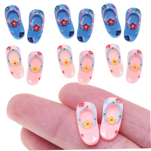 6 Paare 1/12 Maßstab Accessoires, Harz Strand Flip Flops Dollhouse Miniaturen 0,8 x 0,4 Puppenhaus Dekoration Zubehör, Puppenhauszubehör 6 Paare 1/12 Maßstab Accessoires, Harz Strand Flip Flops Dollhouse Miniaturen 0,8 x 0,4 Puppenhaus Dekoration Zubehör, Puppenhauszubehör von Pineeseatile