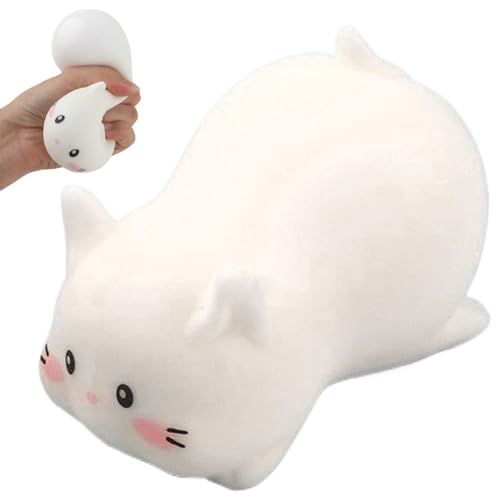 Anti-Stress-Spielzeug, niedliche Katzen-Squish-Ball, weiche und klemmende Stressspielzeug für Kinder, Erwachsene, Squish Anti-Stress-Spielzeug, niedliche Katzen-Squish-Ball, weiche und klemmende Stressspielzeug für Kinder, Erwachsene, Squish von Pineeseatile