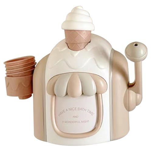 Babybadspielzeug, Badeisschaumschaumhersteller, lustige Bubble Maker mit Saugnäpfeln, tragbares sicheres Plastik -Eisspielzeug für Mädchen Jungen Geschenk, Khaki Babybadspielzeug, Badeisschaumschaumhersteller, lustige Bubble Maker mit Saugnäpfeln, tragbares sicheres Plastik -Eisspielzeug für Mädchen Jungen Geschenk, Khaki von Pineeseatile