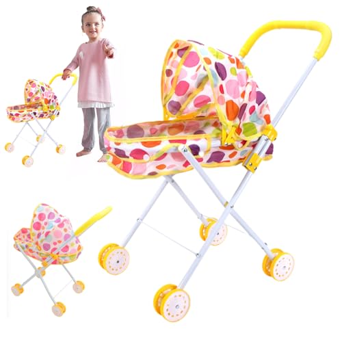 Babypuppenwagenstall Stabil & Robus Doll Kinderstärke Faltbarer Baby Kinderwagen mit Baldachin tun Spiel Spielzeuggeschenke für Kinder Accessoires Style 2 2 Babypuppenwagenstall Stabil & Robus Doll Kinderstärke Faltbarer Baby Kinderwagen mit Baldachin tun Spiel Spielzeuggeschenke für Kinder Accessoires Style 2 2 von Pineeseatile