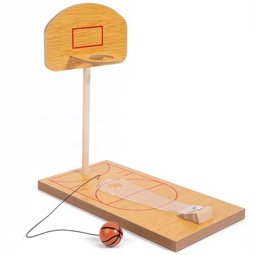 Basketballspiele Set 9.3x9.3x4, 7 Zoll Holz Safe Mini Basketballspiel Kreatives lustige Desktop-Spiele für Neuheit, Stressrelief, Eltern-Kind-Interaktion, Schreibtischspielzeug, Mini-Spiel Basketballspiele Set 9.3x9.3x4, 7 Zoll Holz Safe Mini Basketballspiel Kreatives lustige Desktop-Spiele für Neuheit, Stressrelief, Eltern-Kind-Interaktion, Schreibtischspielzeug, Mini-Spiel von Pineeseatile